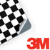 Black and White Checkered Galaxy Book 12in Skin